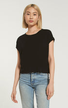 Load image into Gallery viewer, Jenna Jersey Tee Black
