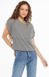 Keely Slub Crew Sedona Sage