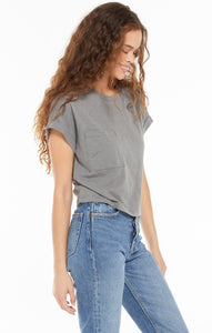 Keely Slub Crew Sedona Sage