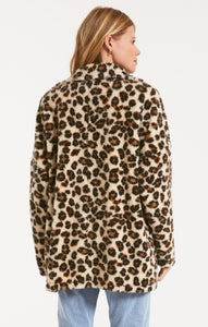 The Leopard Sherpa Teddy Bear Coat