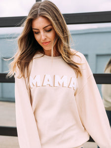 Mama Corded Sweatshirt