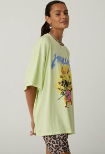 Metallica Flower Skull Os Tee