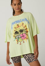 Load image into Gallery viewer, Metallica Flower Skull Os Tee