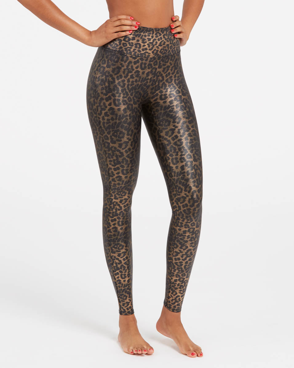 Spanx Metallic Leopard Legging