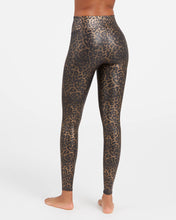 Load image into Gallery viewer, Spanx Metallic Leopard Legging