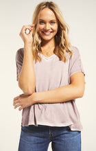 Load image into Gallery viewer, Mischa Sleek V Neck Amethyst