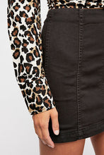 Load image into Gallery viewer, Modern Femme Denim Mini Black