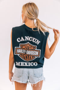 Cancun Harley Crop Tank