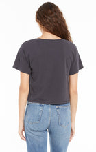 Load image into Gallery viewer, Parker Organic V-neck Tee Washed Black