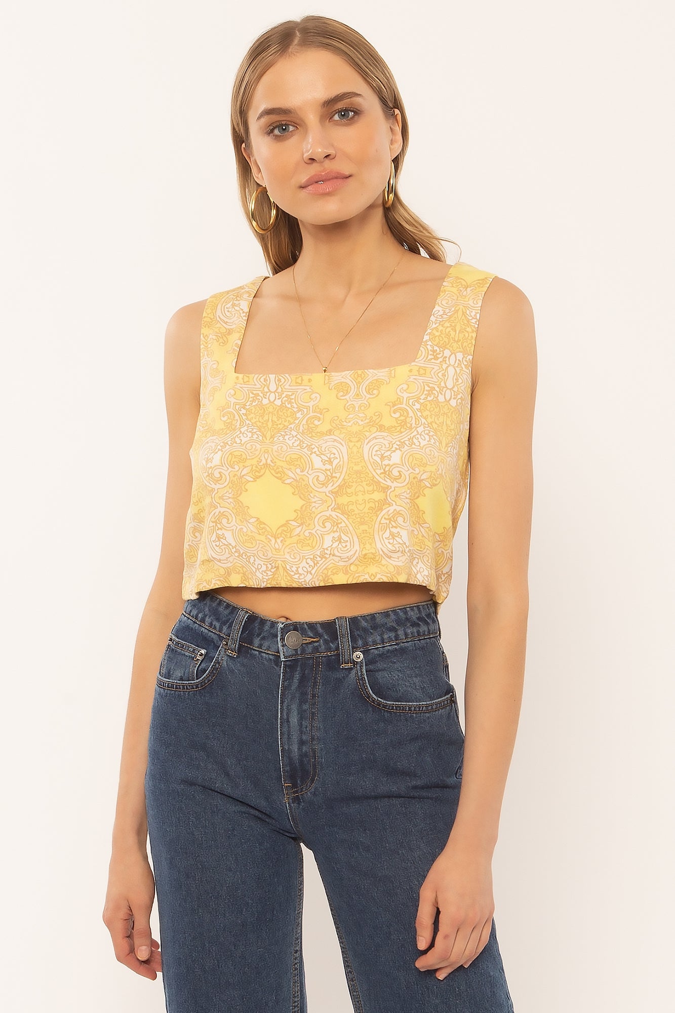 Raquel Crop Tank Pina