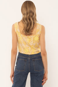 Raquel Crop Tank Pina