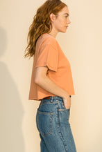 Load image into Gallery viewer, Go Now Crop Tee Sienna