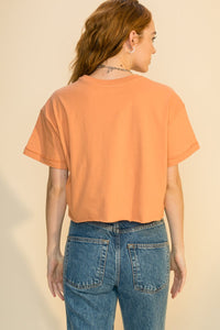Go Now Crop Tee Sienna