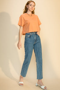 Go Now Crop Tee Sienna