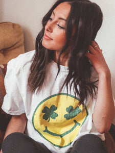Shamrock Smiley Tee