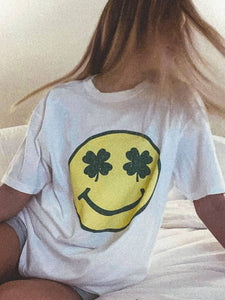 Shamrock Smiley Tee