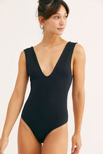 Load image into Gallery viewer, Keep It Sleek Bodysuit Black