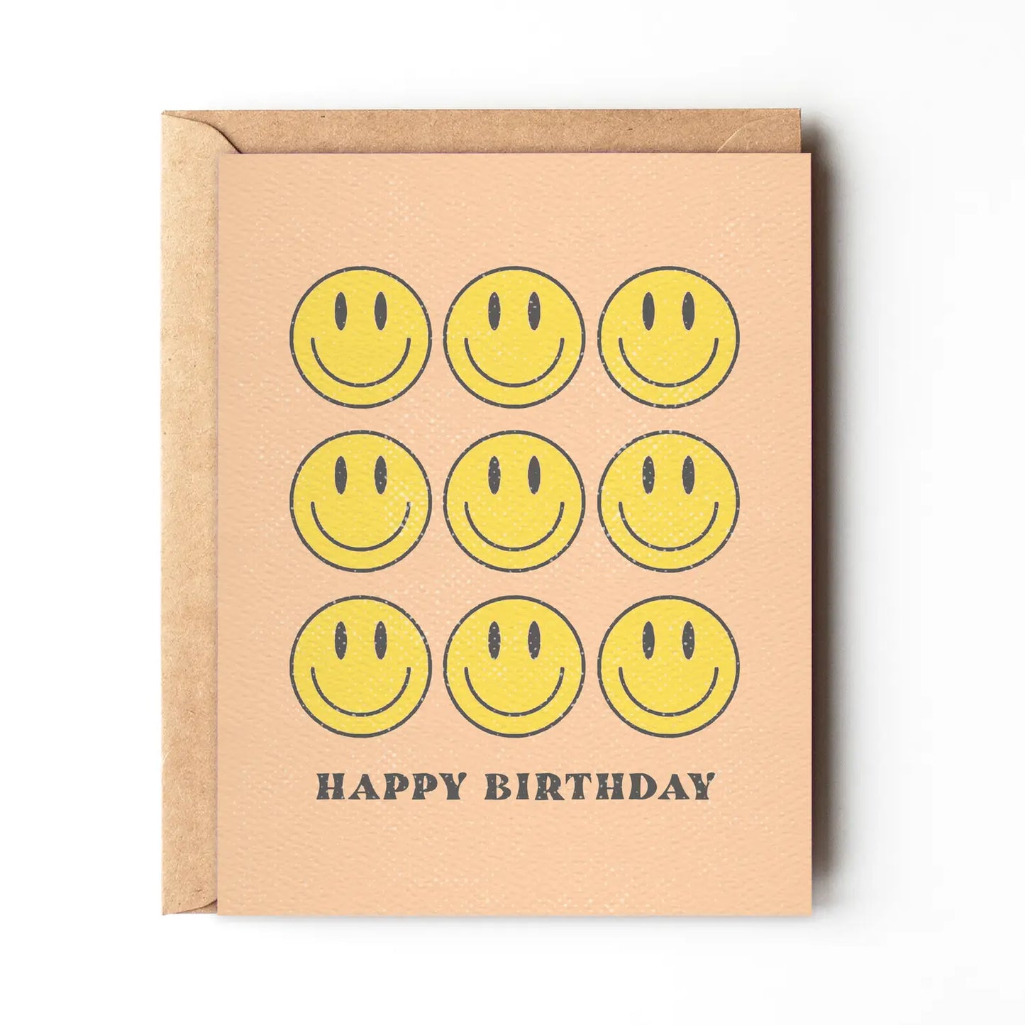 Smiley Happy Birthday Card