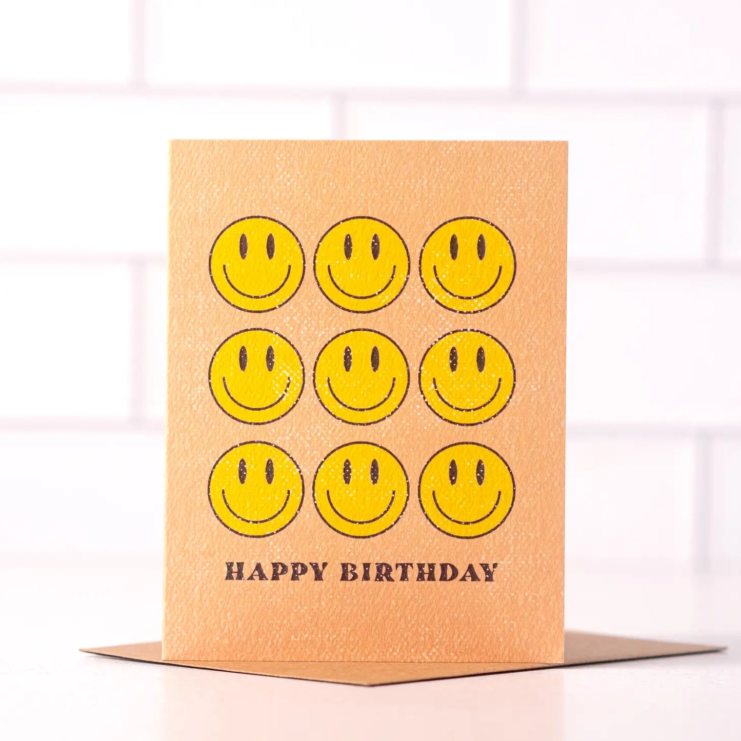 Smiley Happy Birthday Card