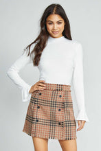 Load image into Gallery viewer, Stars Above Rib Knit Top Vanilla