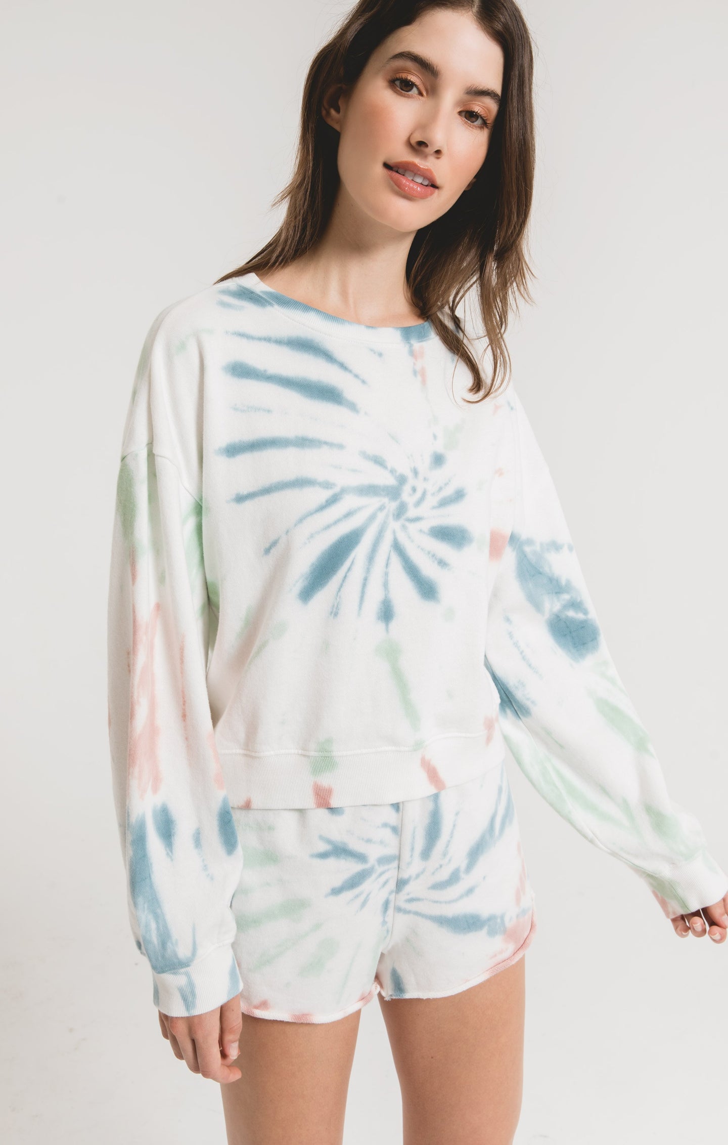 The Multi Color Tie Dye Pullover