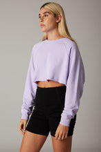 Load image into Gallery viewer, Viola Vintage Cropped Sweatshirt