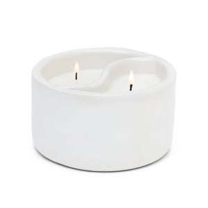 11 Oz Yin-Yang Black Salt + Teakwood Candle