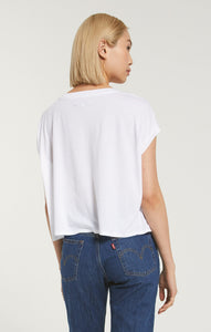 Jenna Jersey Tee White