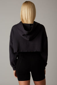 Viola Cropped Zip-Up Hoodie